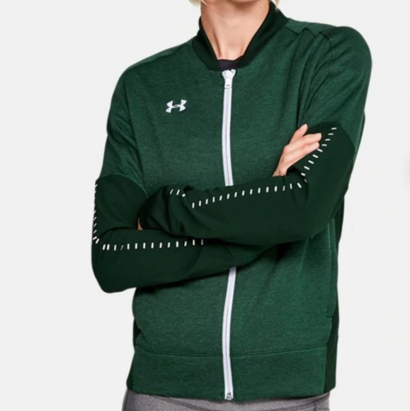 Under Armour Jackets & Blazers - Under Armour Knit Warm Up Jacket Size Small